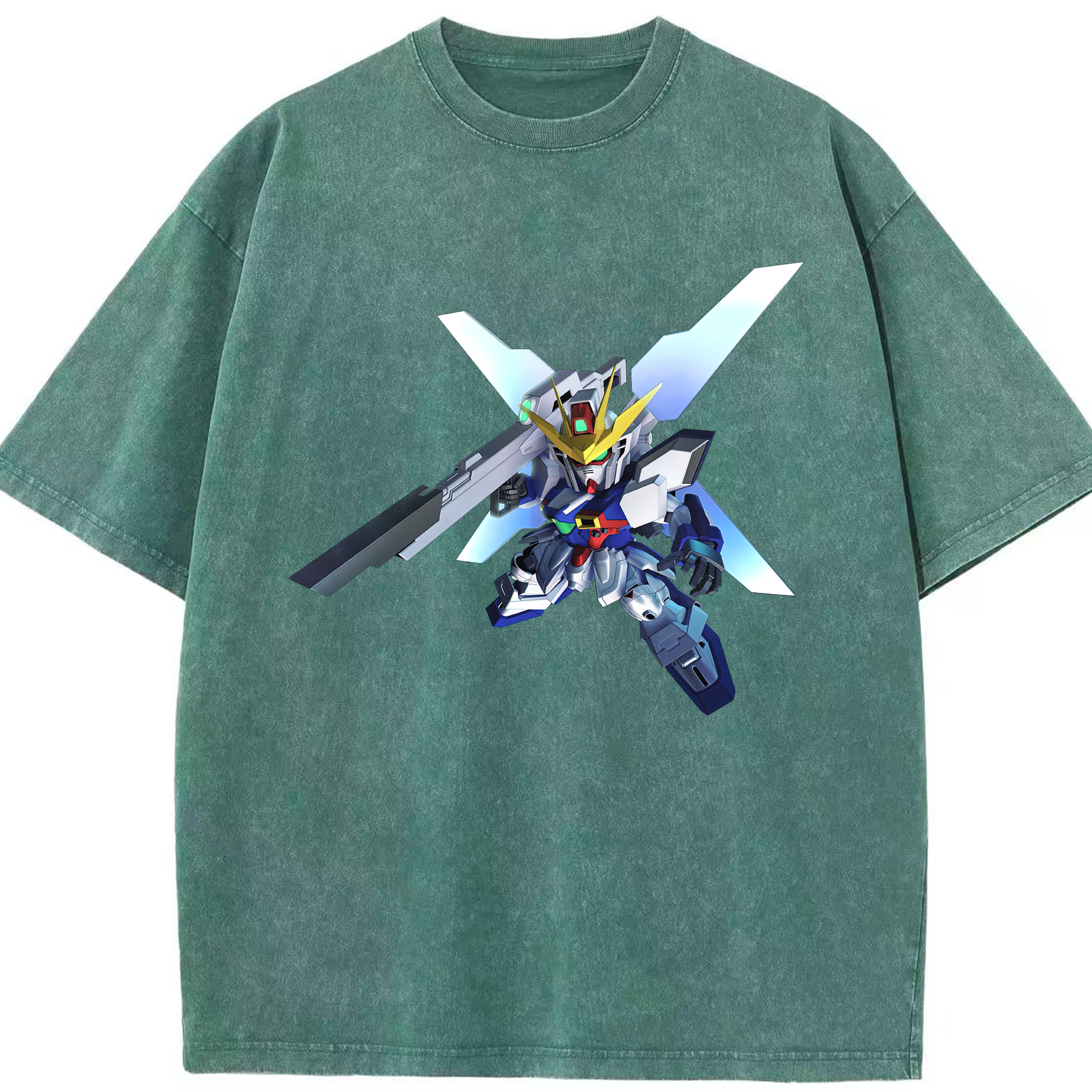 （画像用） 機動戦士ガンダム Mobile Suit Gundam 綿100% ヴィンテージ風 半袖Tシャツ（フロントプリント）